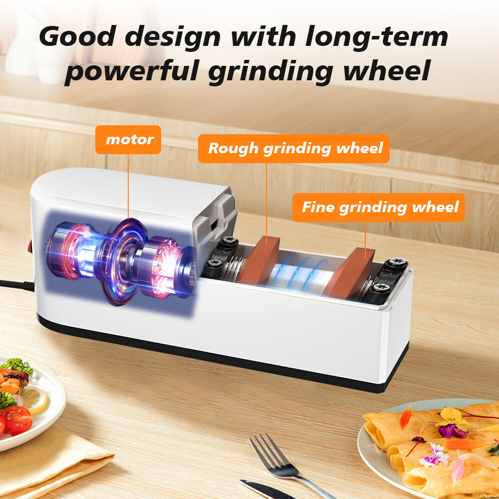 Professional Electric Knife Sharpener Kitchen Sharpening Stone Grinder knives US
