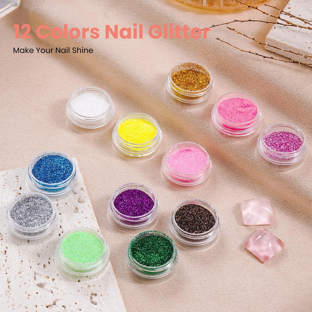 Nail Kit for Beginners with Everything: Practice Hand Acrylic Nail Set Profes...