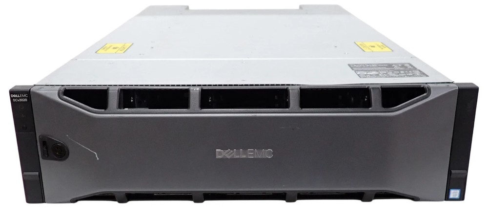 Dell Compellent SCv3020 Storage Array 2x iSCSI Controller 30-Bay 7x 900GB HDD