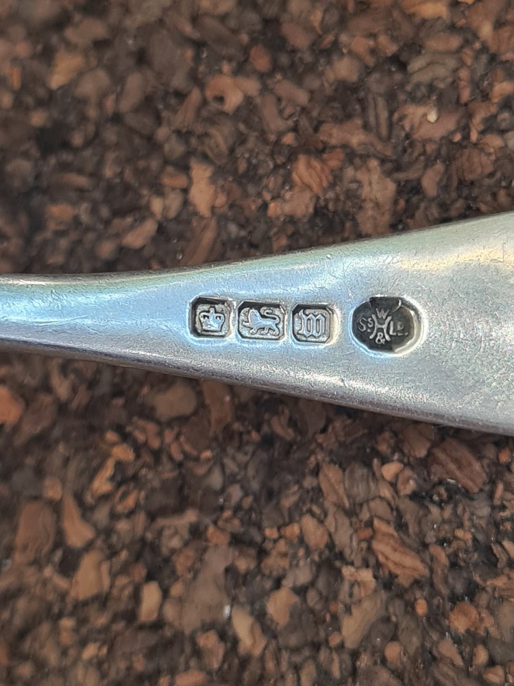 Silver Caddy spoon 1914 William Hutton & Sons Ltd