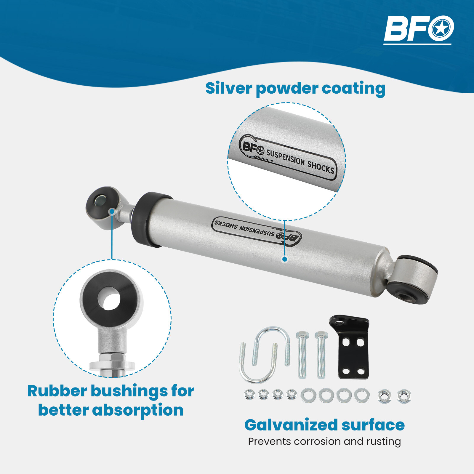 Front Steering Stabilizer Shock For Jeep Wrangler JK Unlimited 2007-2018