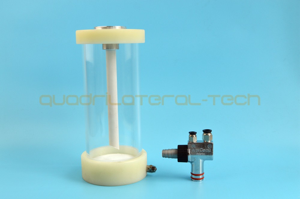 Original mini Fluidized powder hopper cup(1L)with pump for powder coating system