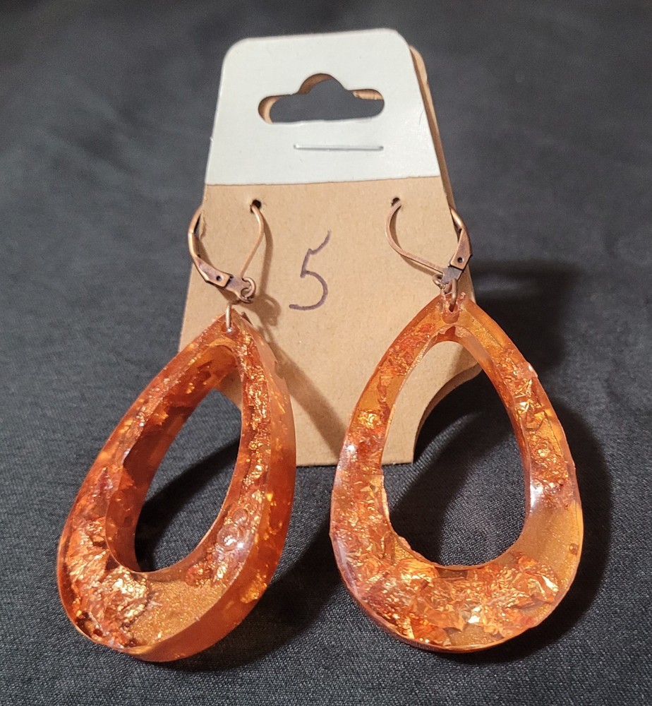 Handmade Epoxy Pierced Earrings