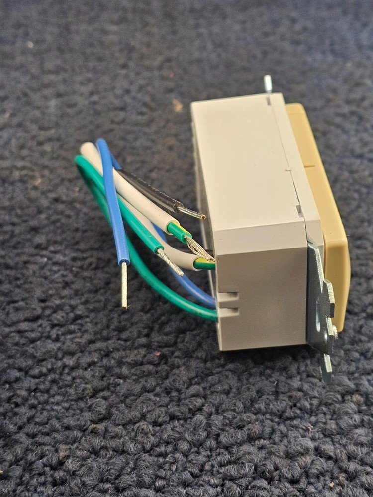 SENSORWORX SWX-851-IV: Wireless Ivory Wall Switch 1 Button Light Controller