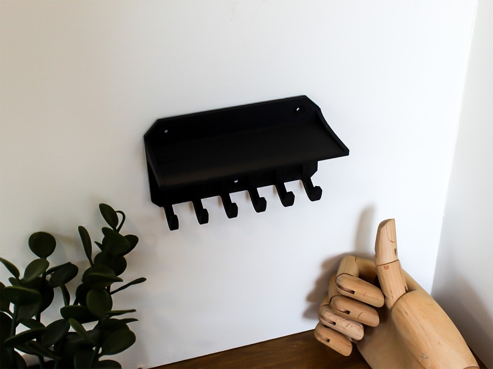 Key Shelf – 3D Printed Sleek Wall Organizer