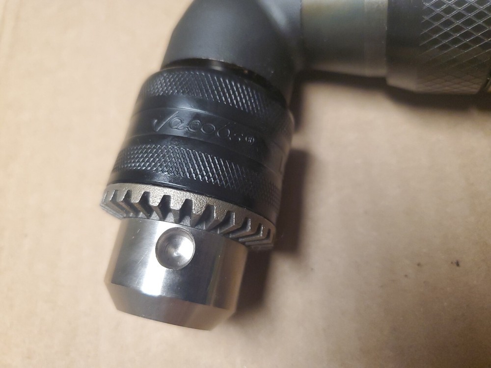 Sioux Right Angle Drill 1/2” Reversible Pneumatic Air Tool Jacob's Chuck SNAP-ON