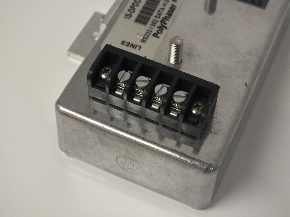 New NOS PolyPhaser IS-DPDDL RS232 562 DATA +/-20Vdc Impulse Suppressor