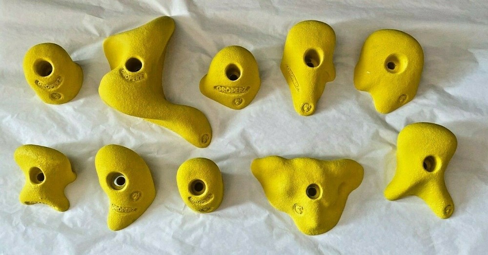 Groperz Intermediate Route Setting Hand Holds Set H 10 Total Pieces