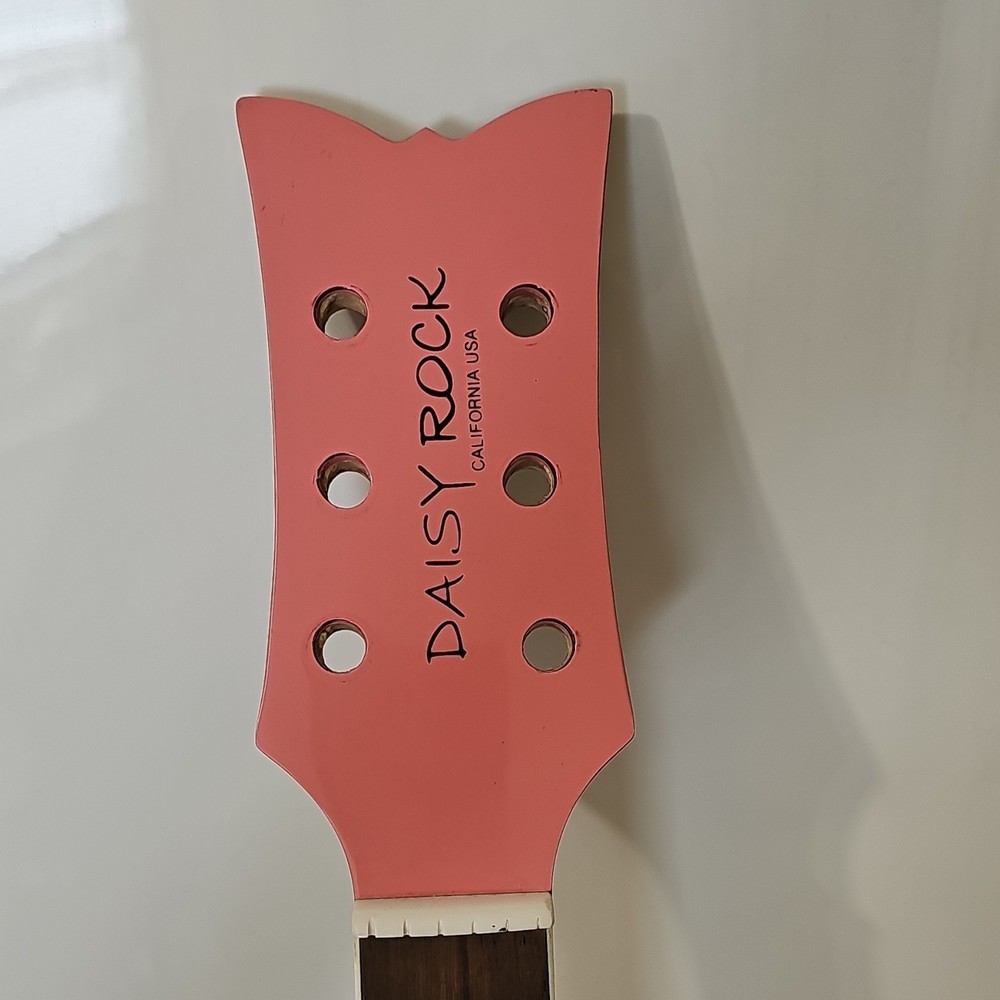 Daisy Rock Pixie 6-String Acoustic Guitar Powder Pink - Needs String/No Strings