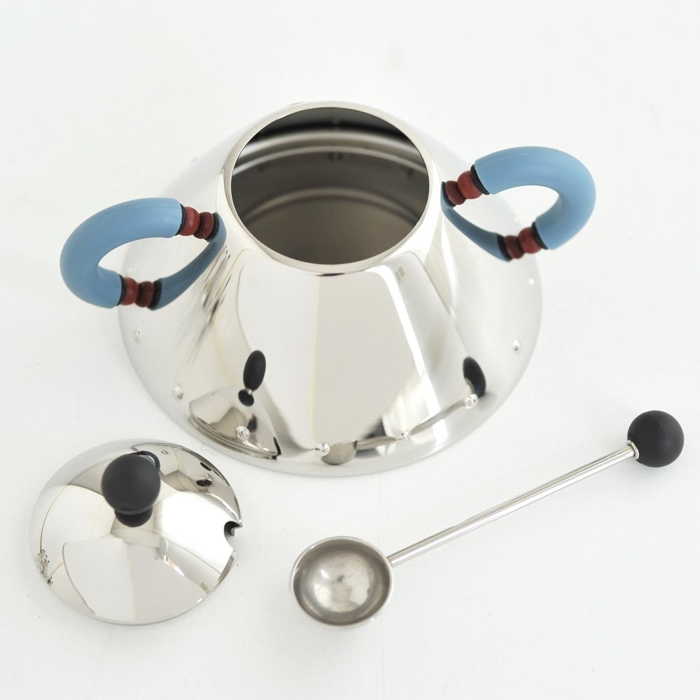 Alessi Michael Graves Sugar Bowl And Spoon