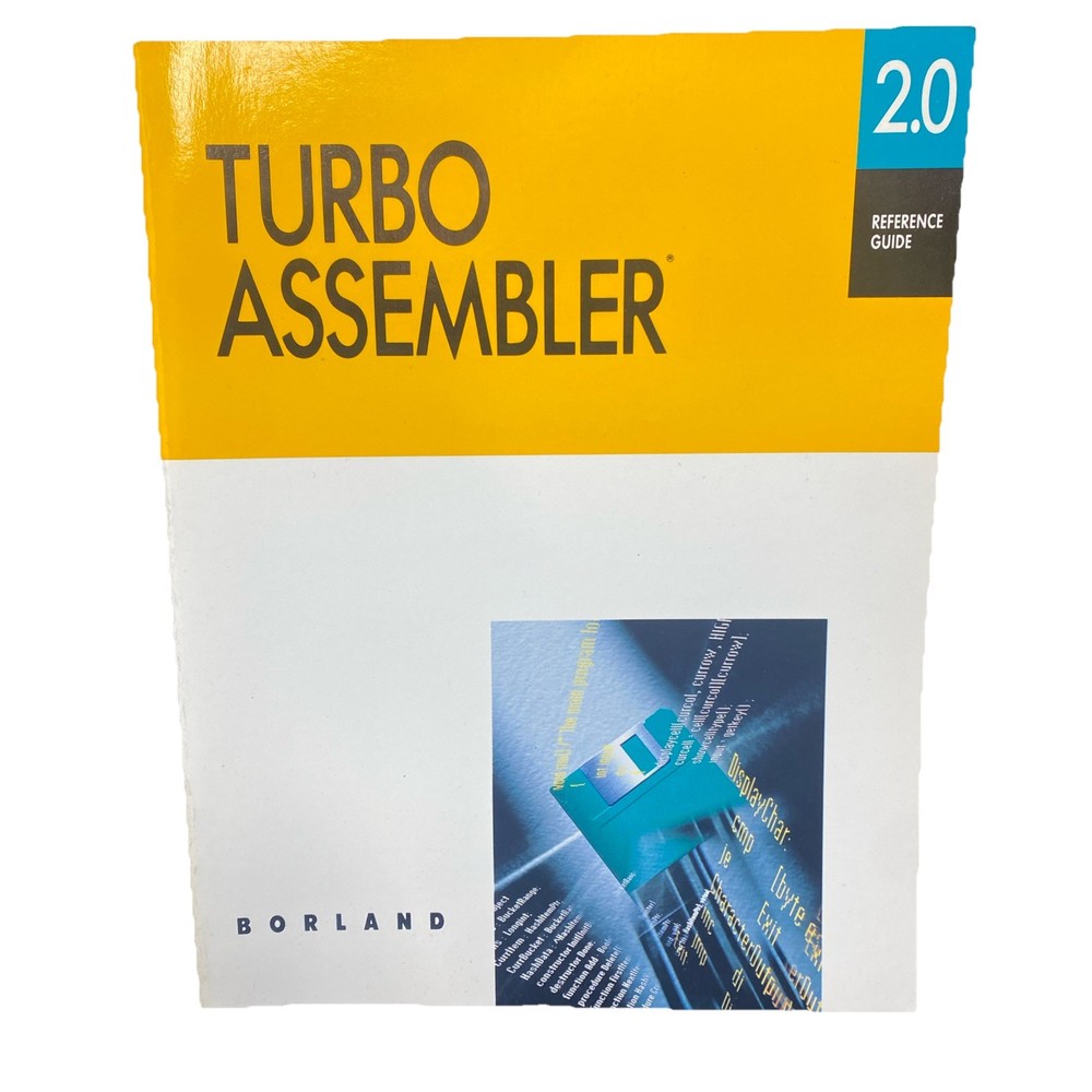 Borland Turbo Assembler 2.0, Debugger 2.0, Profiler 1.0, Pascal 5.5 Books