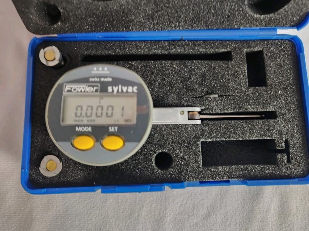 FOWLER SYLVAC QUADRATEST Digital Test Indicator Lever Type 0.00005" Resolution