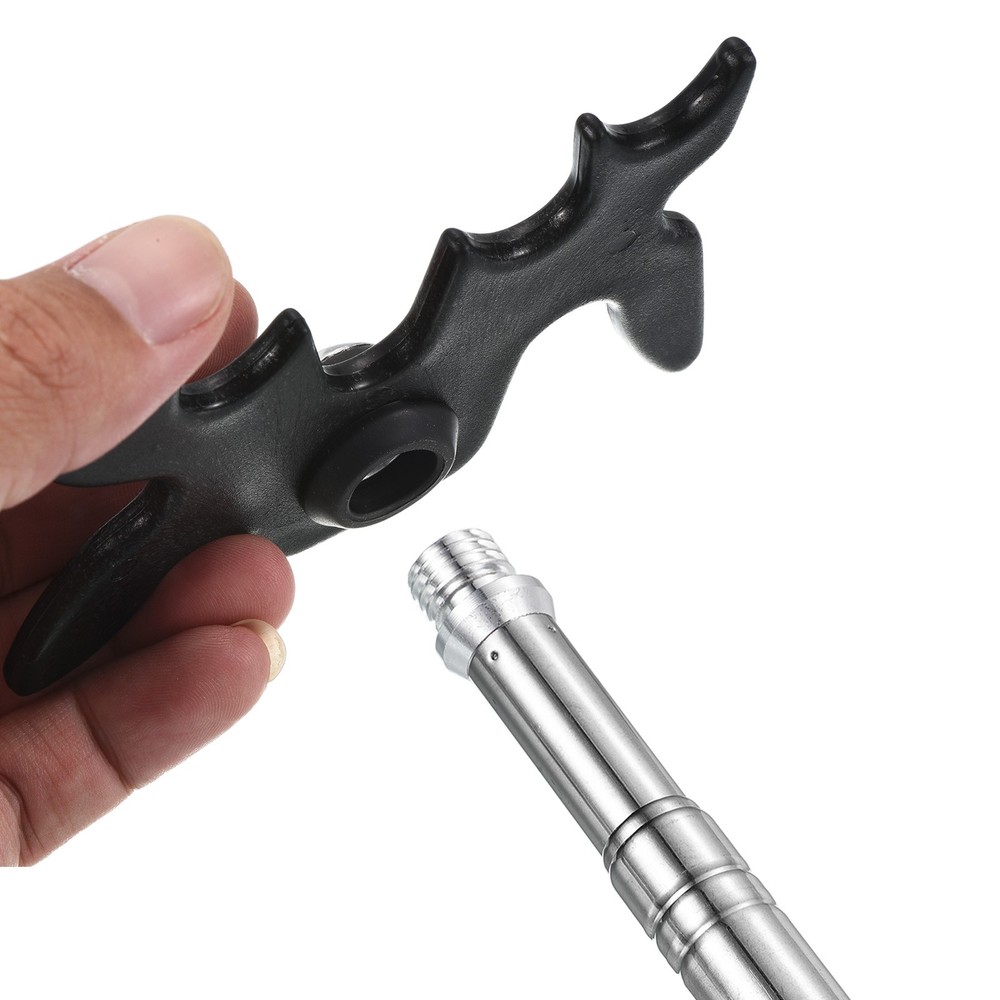 Billiard Stick Bridge Stick, EVA Handle with Plastic Bridge Head, Black