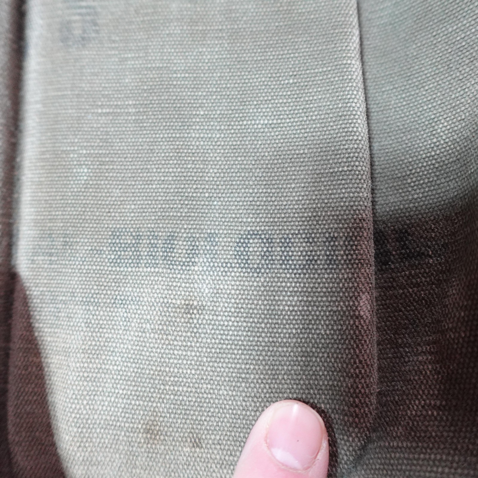 Vintage Military M-17 Field Bag Pouch Canvas OD Green Small Carry Case Gear