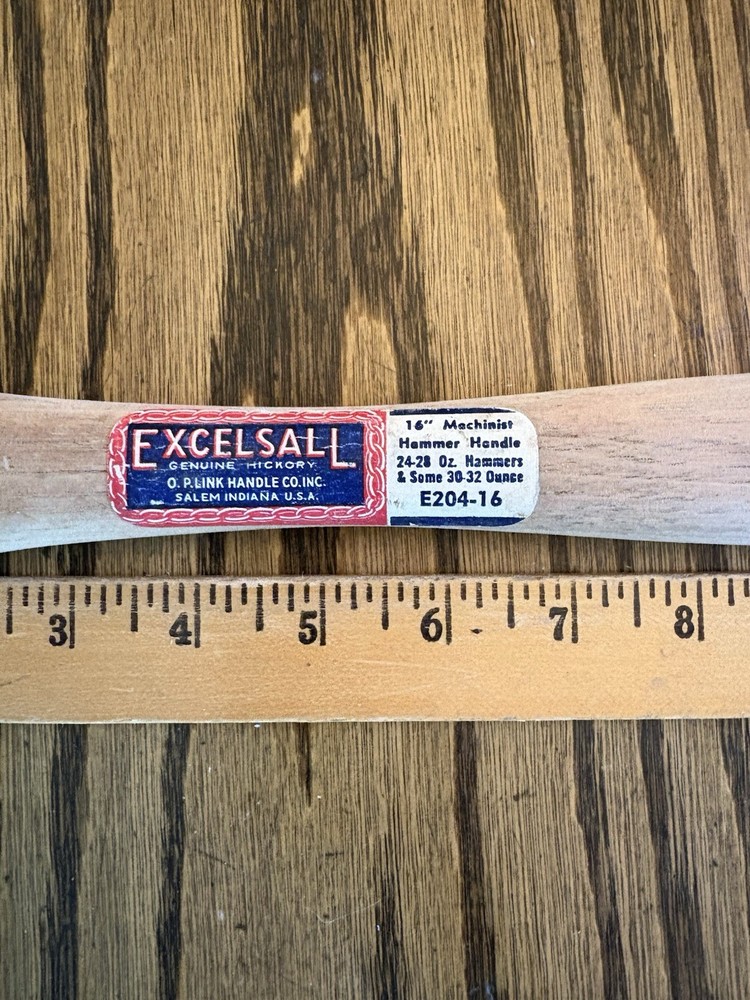 Machinist 16” Excelsall Hammer Handle