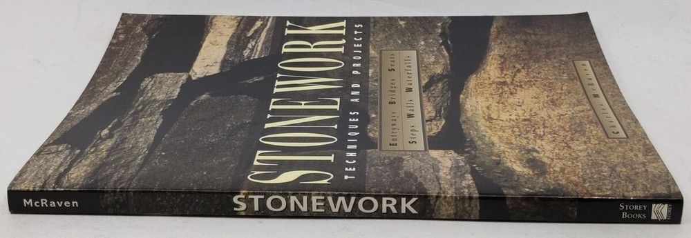 Stonework: Techniques and Projects Paperback Book By Charles McRaven