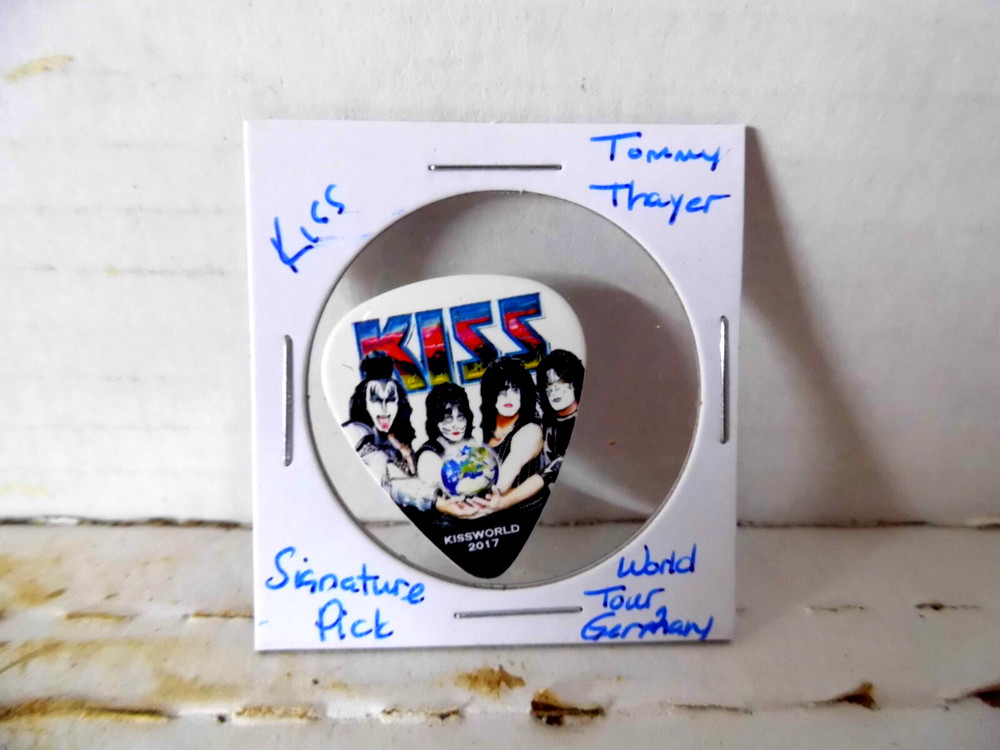 KISS "TOMMY THAYER" WORLD TOUR GERMANY GUITAR PICK~READ DESCRIPTION (#17/18)