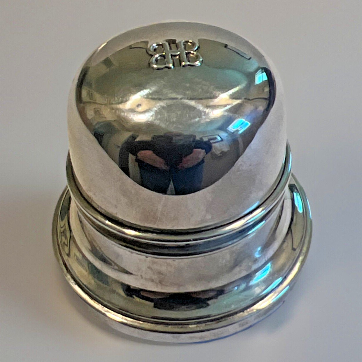 Vintage Sterling Silver Birks Engagement Ring Box With BIRKS Logo