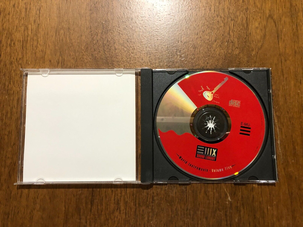 E-mu Sampler CD ROM Volume 5 World Instruments EIIIX E4 ESI Emu #1