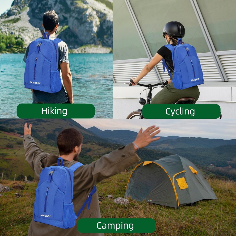 Ultralight 20L Foldable Backpack, Multi-Pocket Design, Compact to Palm-Sized,...