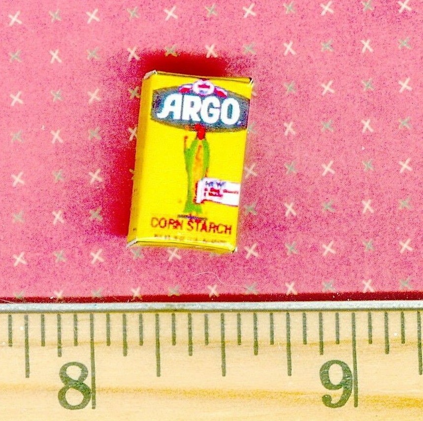 Dollhouse Miniature Size Cornstarch Box