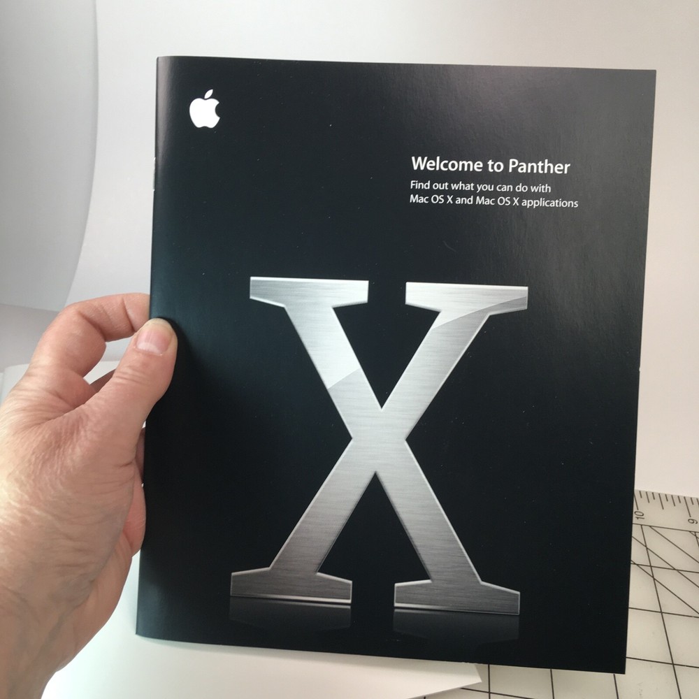 Vtg Apple Macintosh OS X 10.3 Panther Computer Software Mac COMPLETE BOX SET