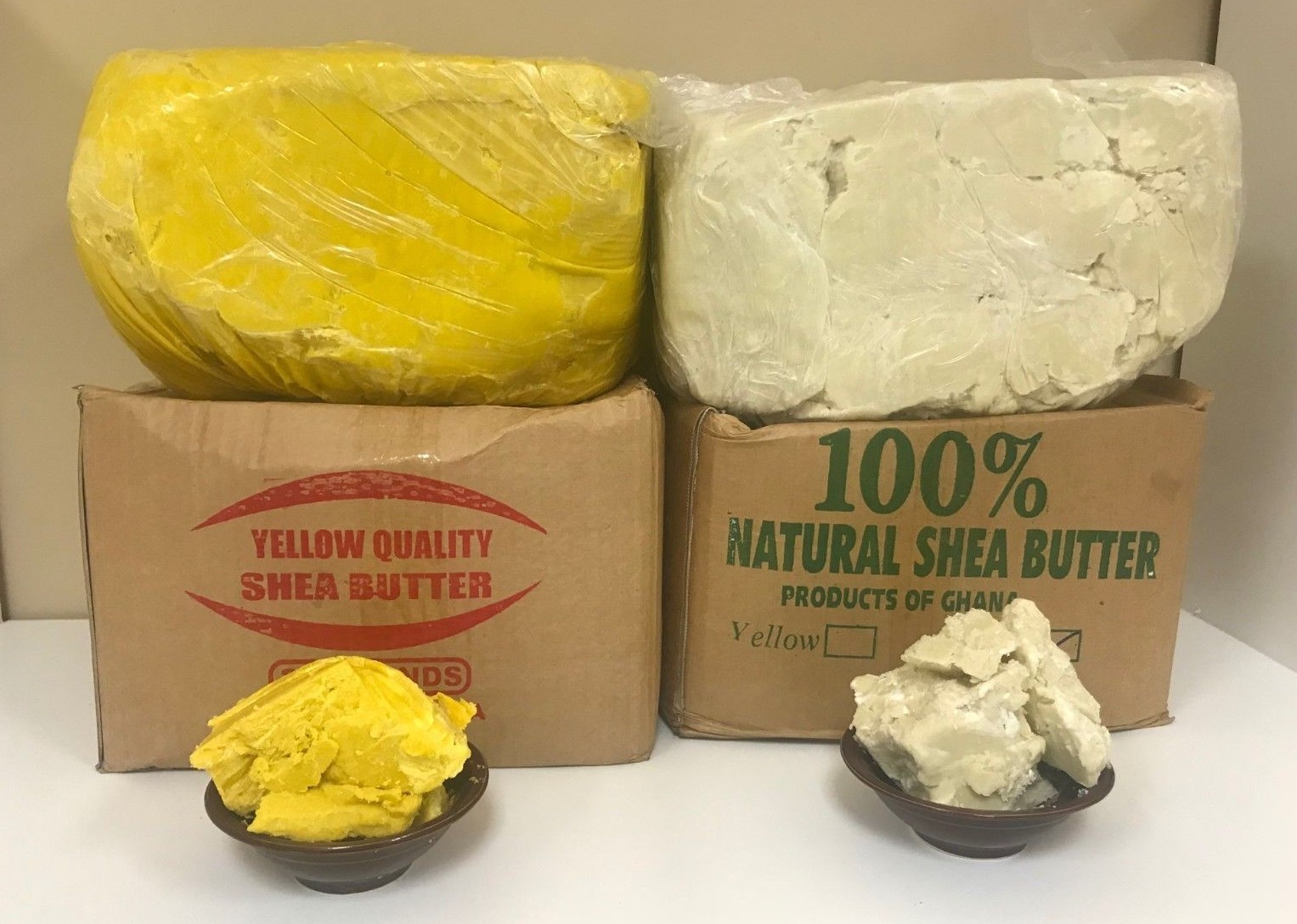 100% RAW AFRICAN SHEA BUTTER Unrefined Organic Pure GHANA Choose SIZE And COLOR