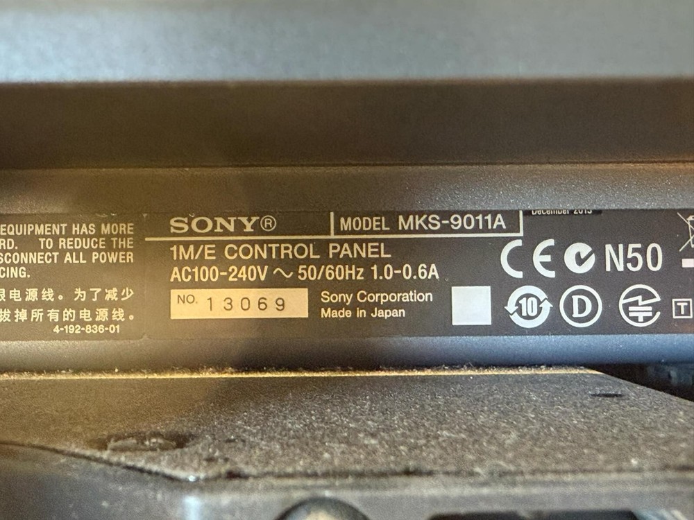 SONY MKS-9011A Control Panel 1M/E for MVS-8000 & DVS-9000 Switcher