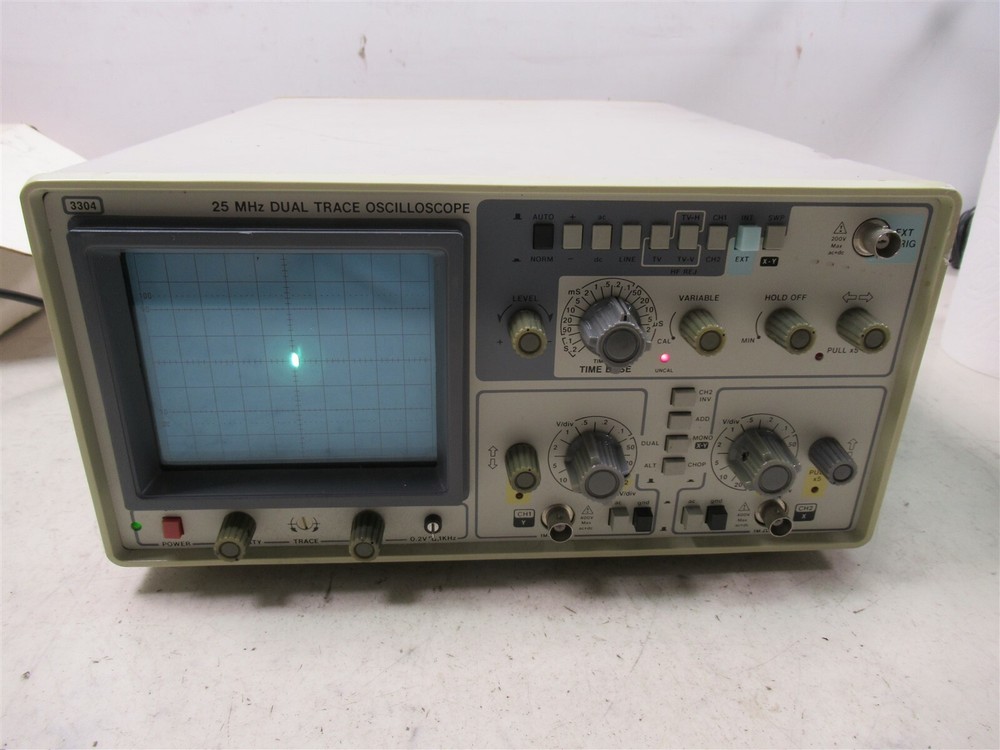 ITC Instruments 3304 25MHz Dual Trace Oscilloscope