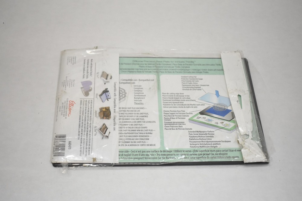 Sizzix Chrome Precision Base Plate for Intricate Thinlits 660470 Die Cutting