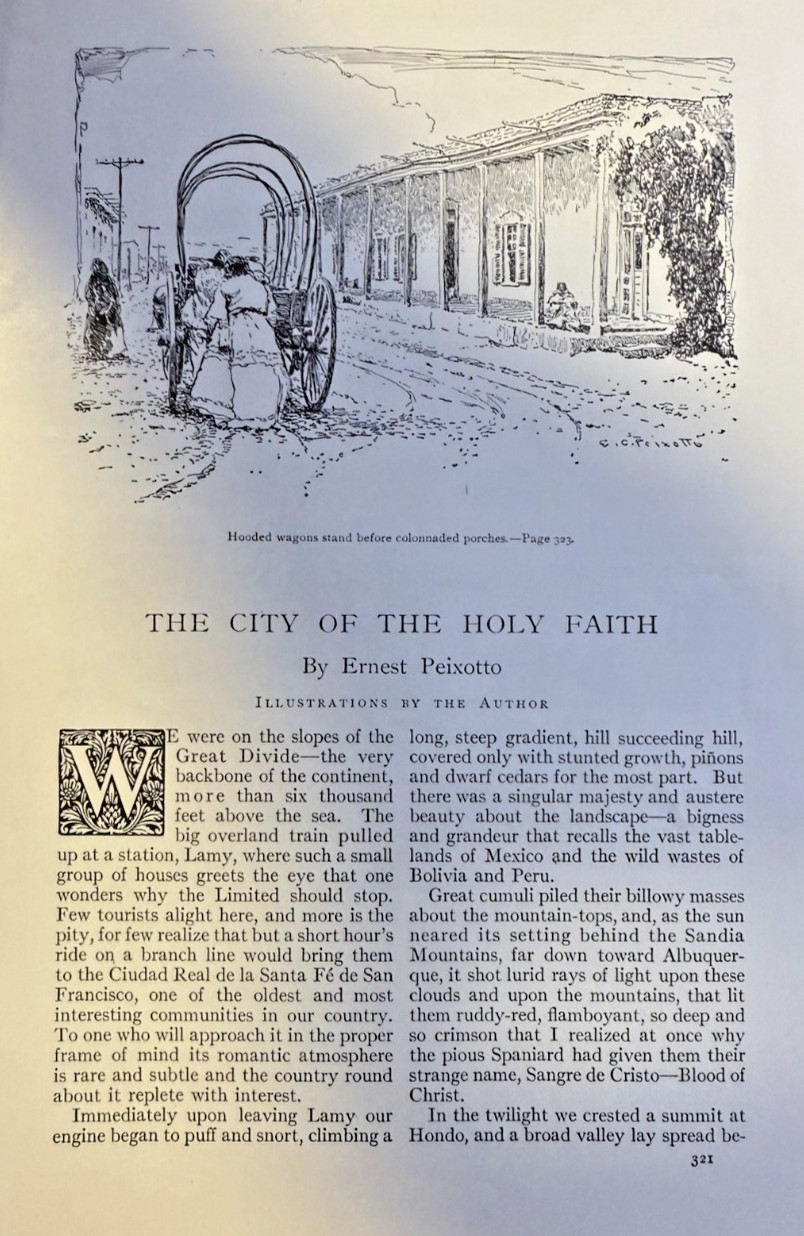 1916 Ciudad Real de la Santa Fe de San Francisco New Mexico Frijoles Canyon