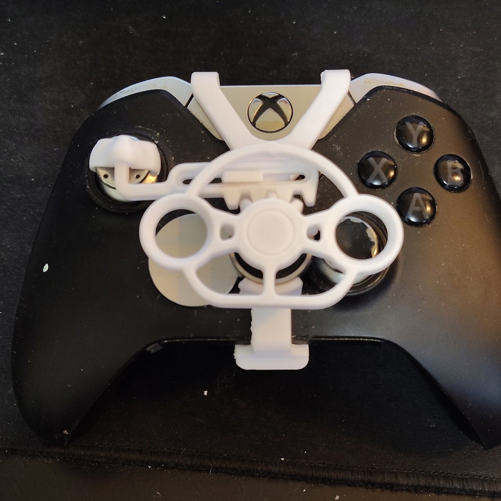 Fun Mini Steering Wheel Attachment for Microsoft Xbox One Controller
