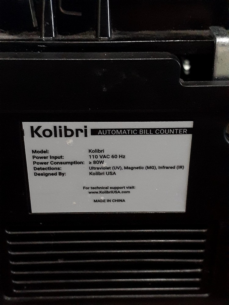 Kolibri Money Counter Machine - Advanced Counterfeit Detection