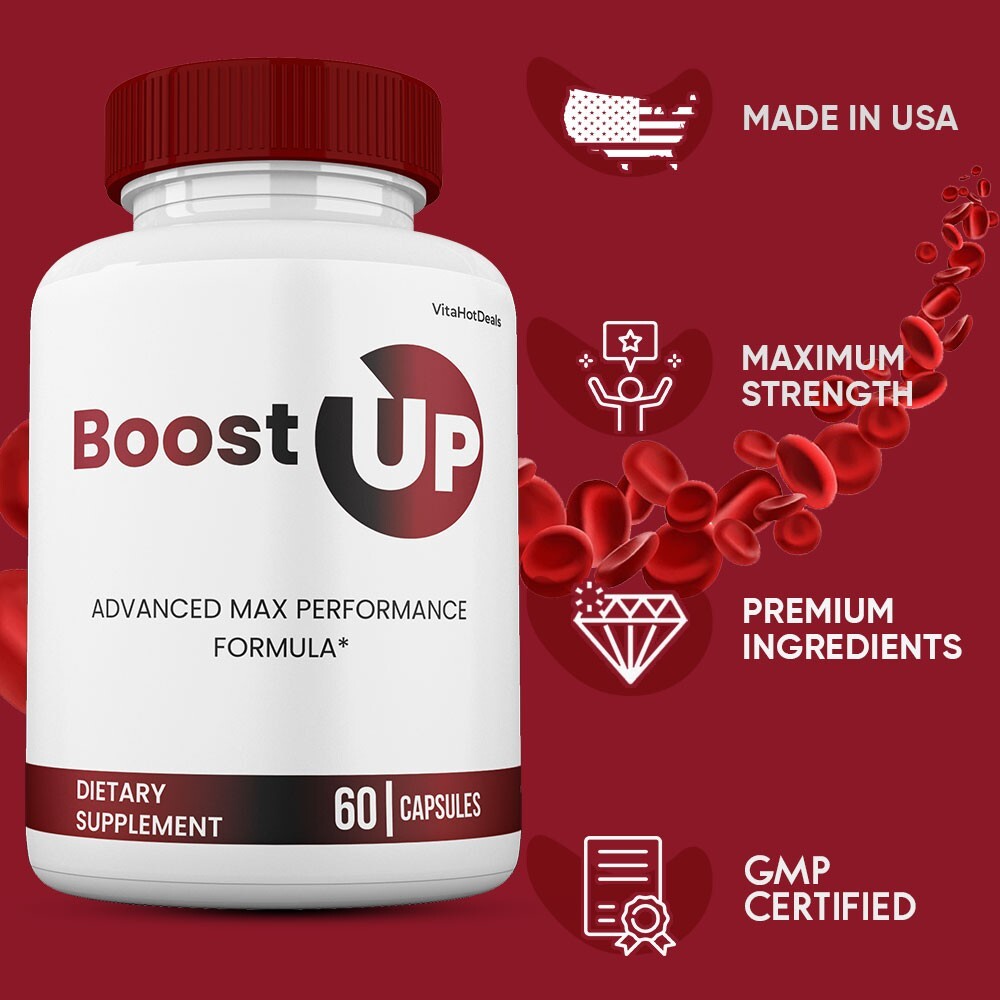 Boost Up Capsules, Max Strength Performance, Boost Up Pills for Men (3 Pack)