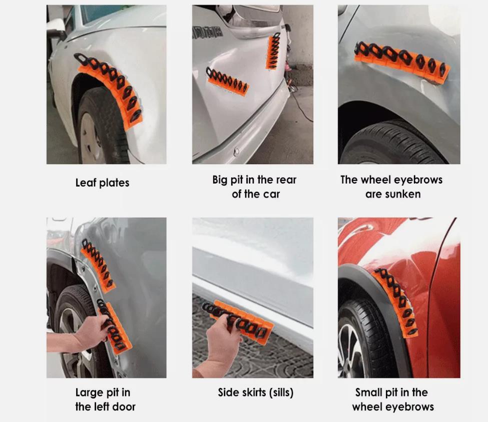 Auto Body Repair Kit Puller Glue Tabs Car Paintless Dent- Removal Tool Combo Set