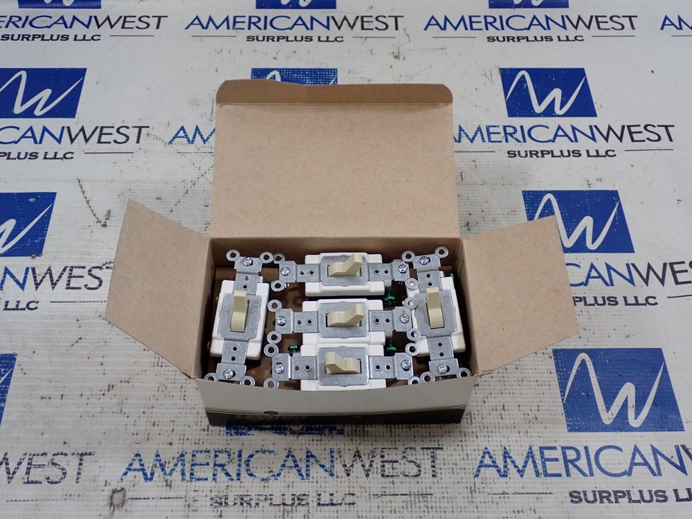 Leviton CS115-21 Ivory Toggle 15 Amp 120/277V Quantity 10