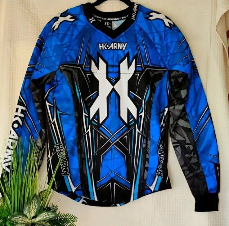HK Army Paintball Jersey-Blue, Size Small