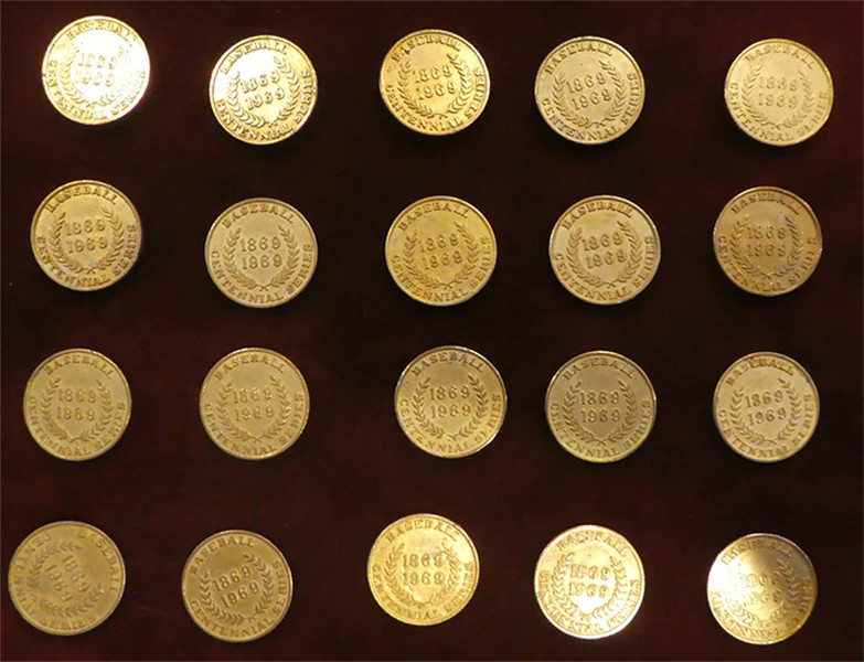 1969 Citgo Baseball Coin Complete Set of 20