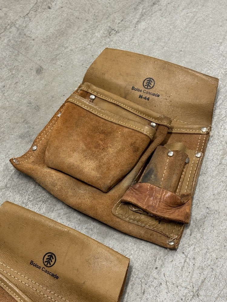 Boise Cascade Leather Tool Pouches N-44 & N-45