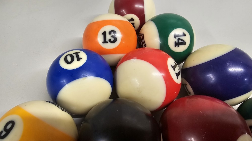 Matco Tools Billard Ball Set USED POOL BALLS