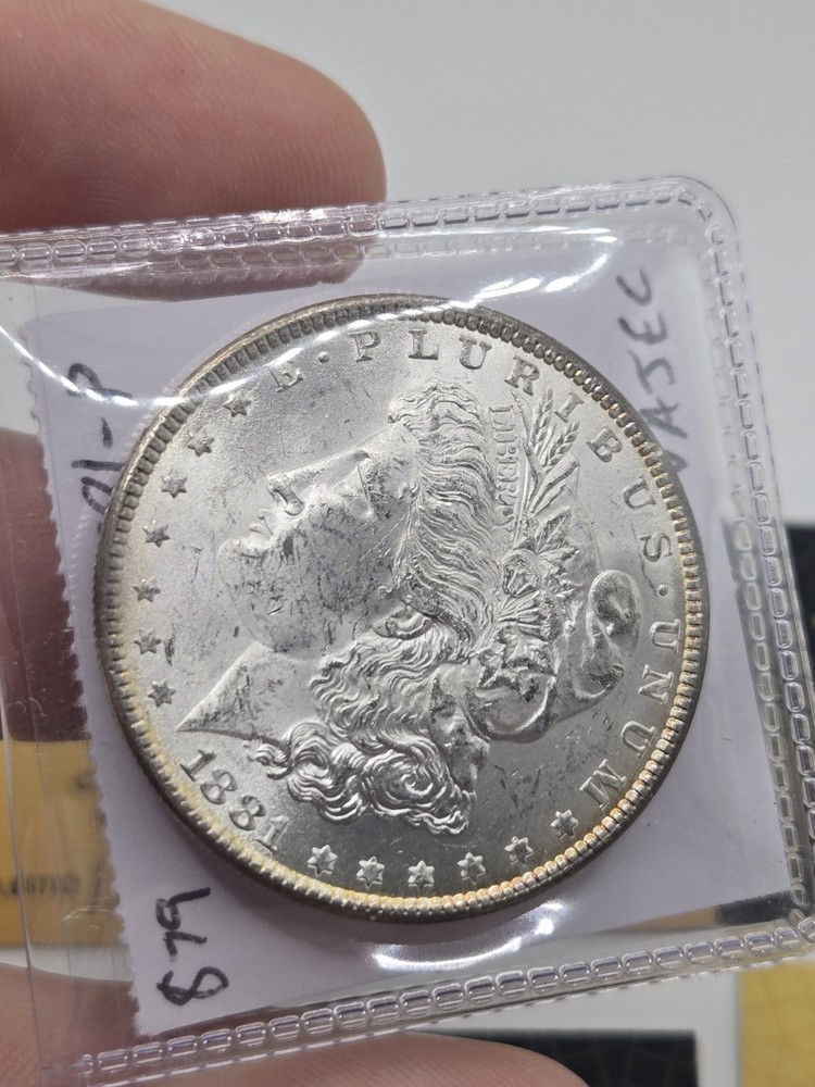 1881 "P" Morgan SILVER Dollar Unc BU Uncirculated ☆ 879