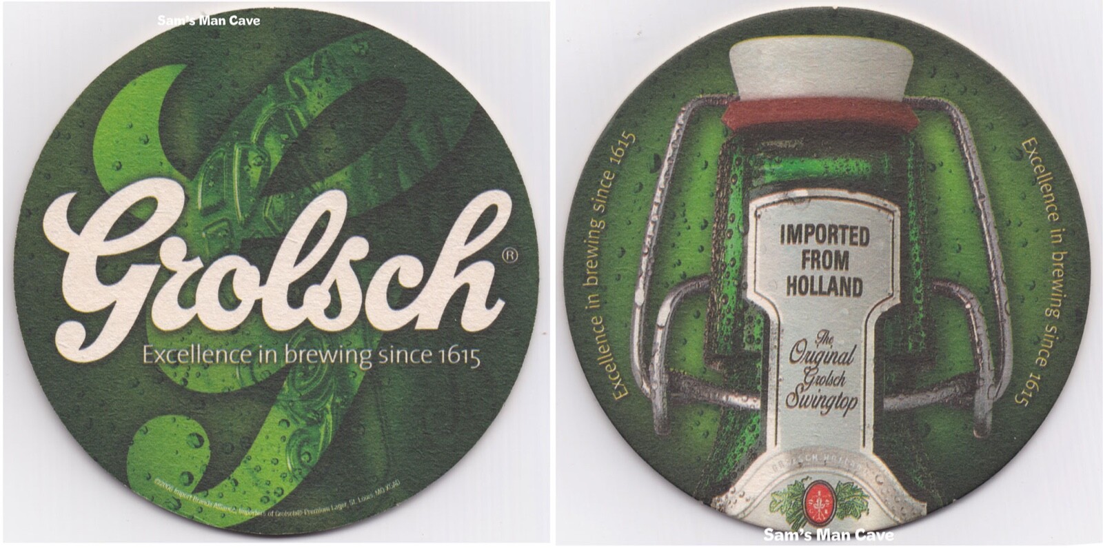 Grolsch Beer Coaster