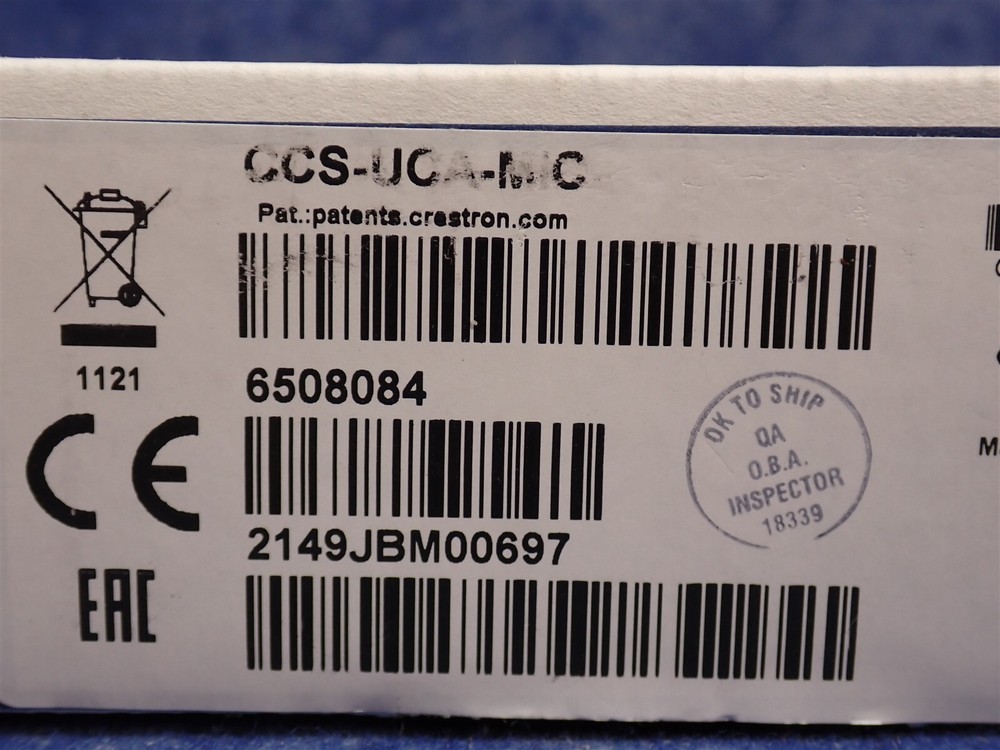 Crestron CCS-UCA-MIC Microphone Pod for Crestron Flex System (G80)