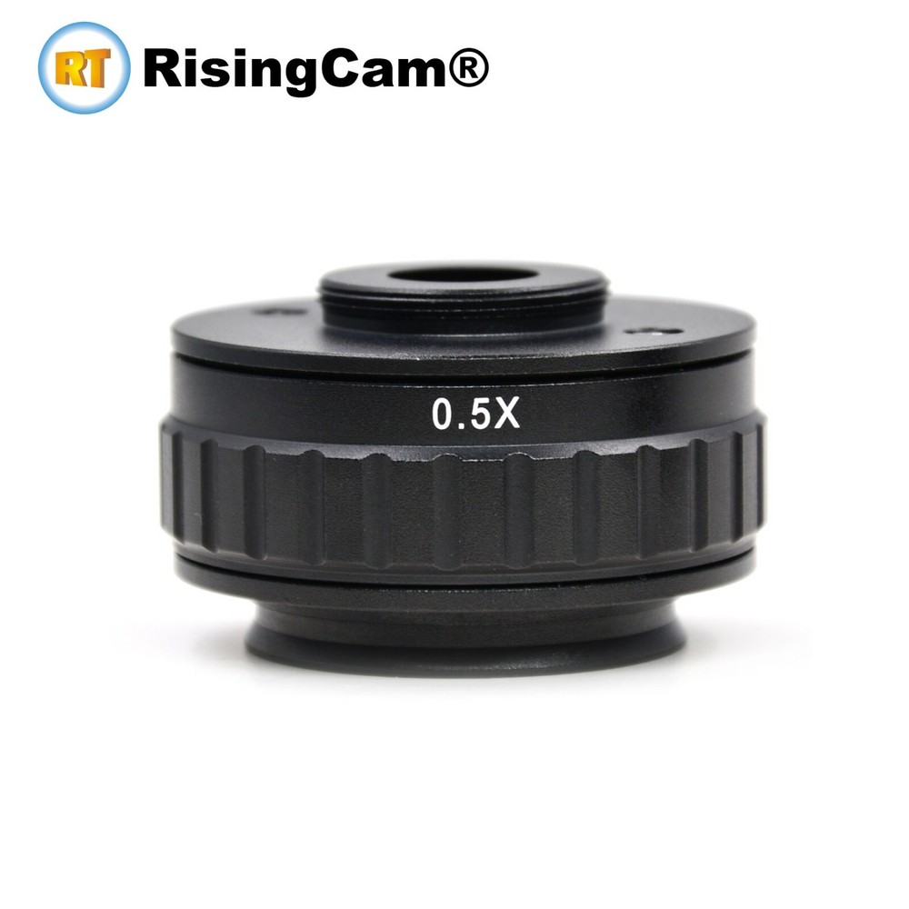 0.35X and 0.5X microscope C mount adapter for trinocular stereo microscope