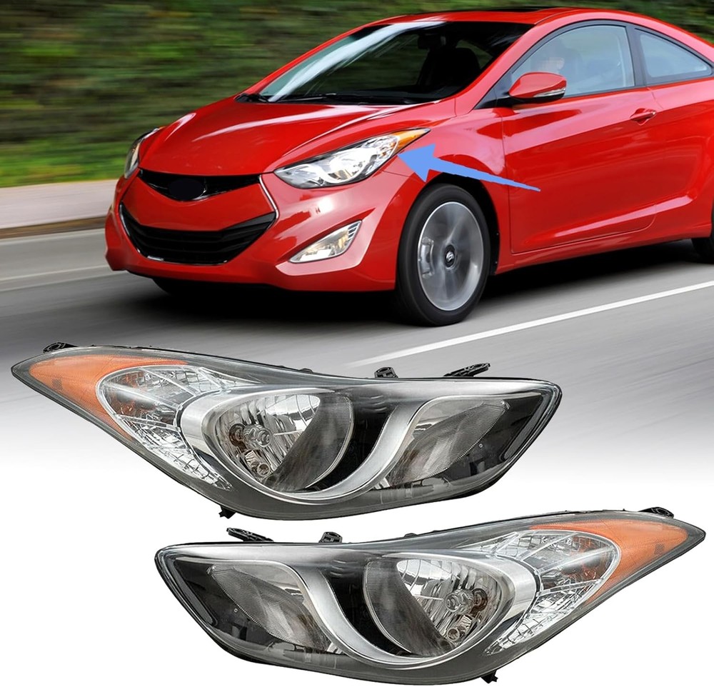 Hyundai Elantra Headlights Halogen