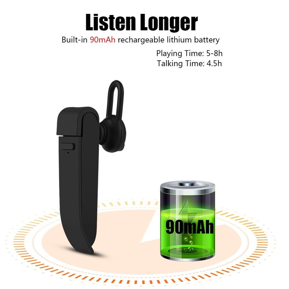 Multi-Language Smart Voice Translation Earphone Bluetooth Wireless default