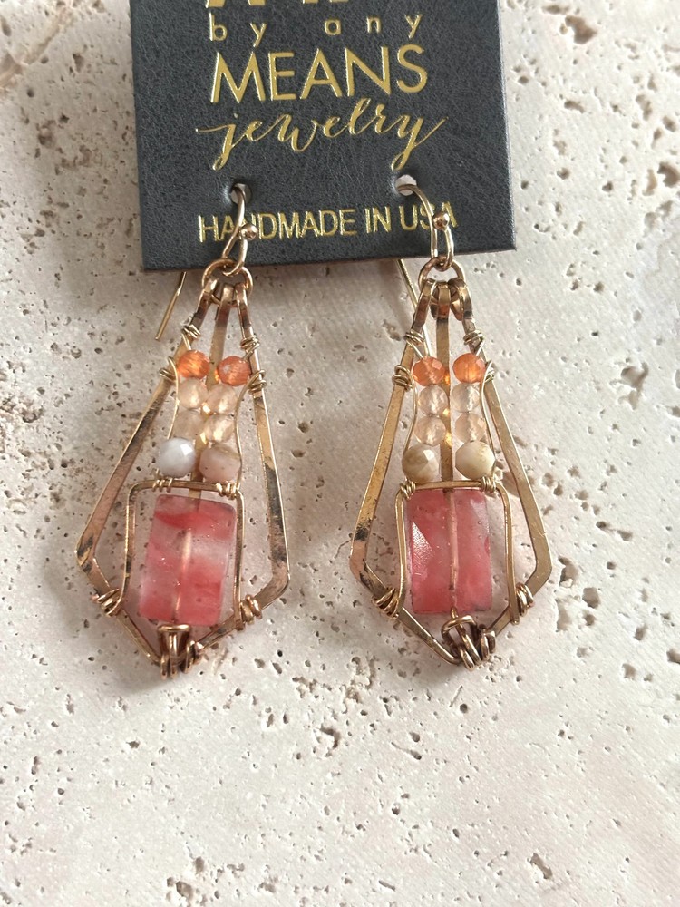 Apricot Earrings E84015