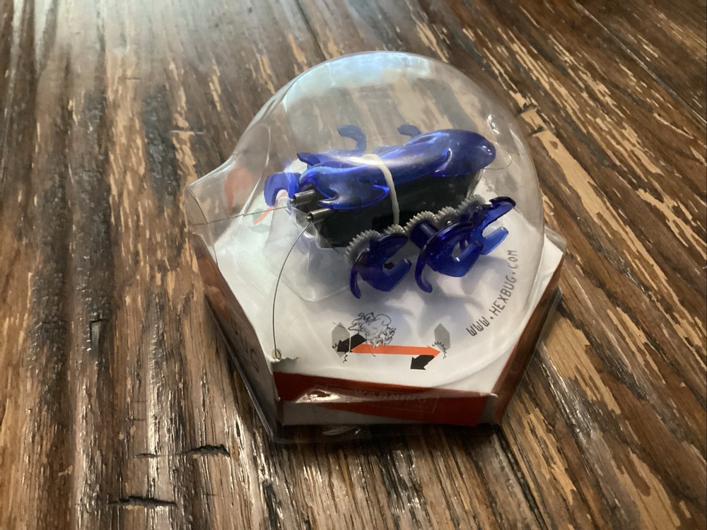New in Sealed Box 🔥 HEXBUG ANT Micro Robotic Creatures BLUE Hex Bug