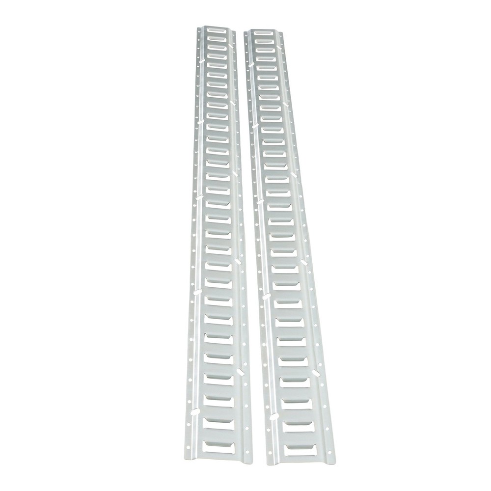 Carbon Steel Silver Black Replacement 24 Pack 5' E Track Tie Down Rail Kit