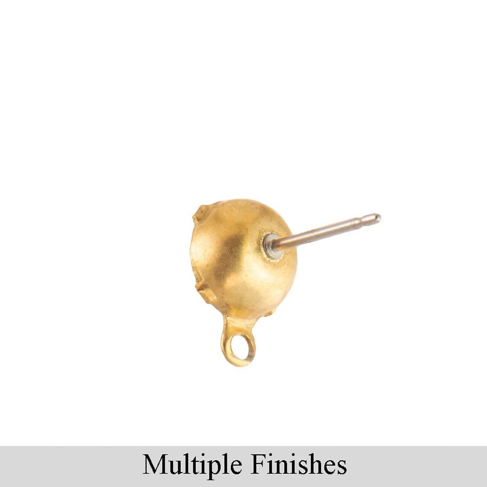 35ss Round 1 Loop Closed Back Settings with Post (10)